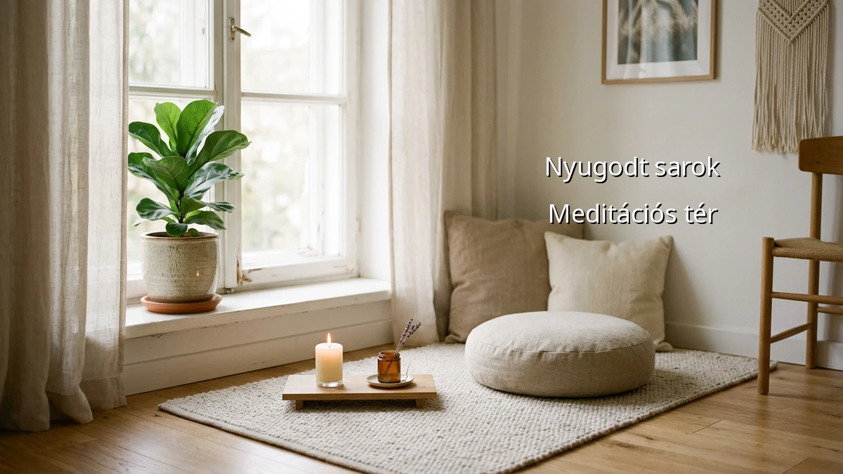 Otthoni meditációs sarok kialakítása olcsón