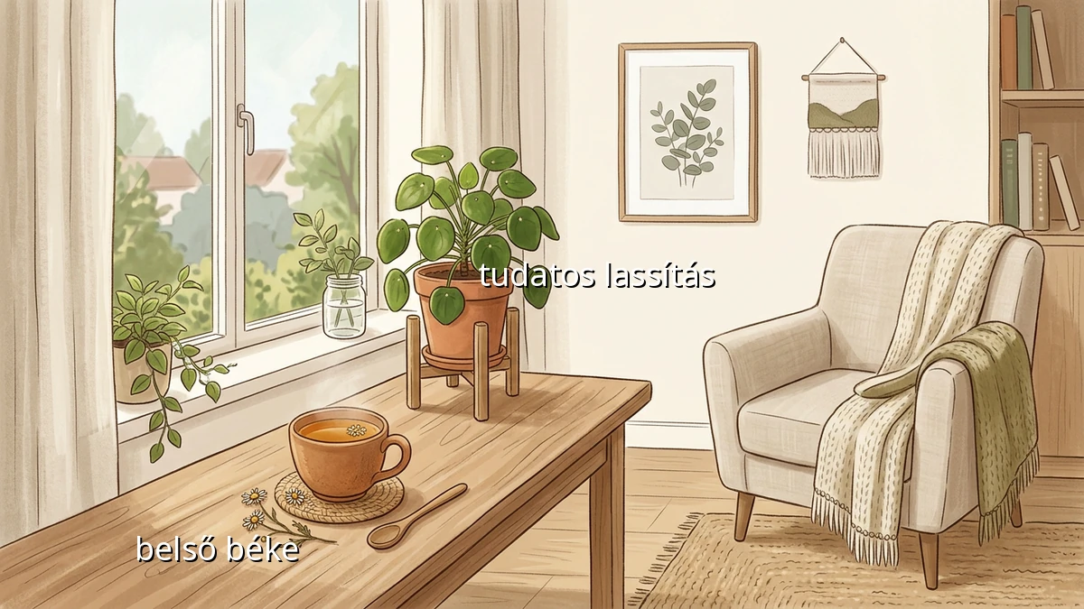 Lassítás rohanó életmód mellett
