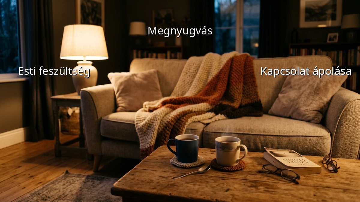 Nyugodt kommunikáció fáradt estéken