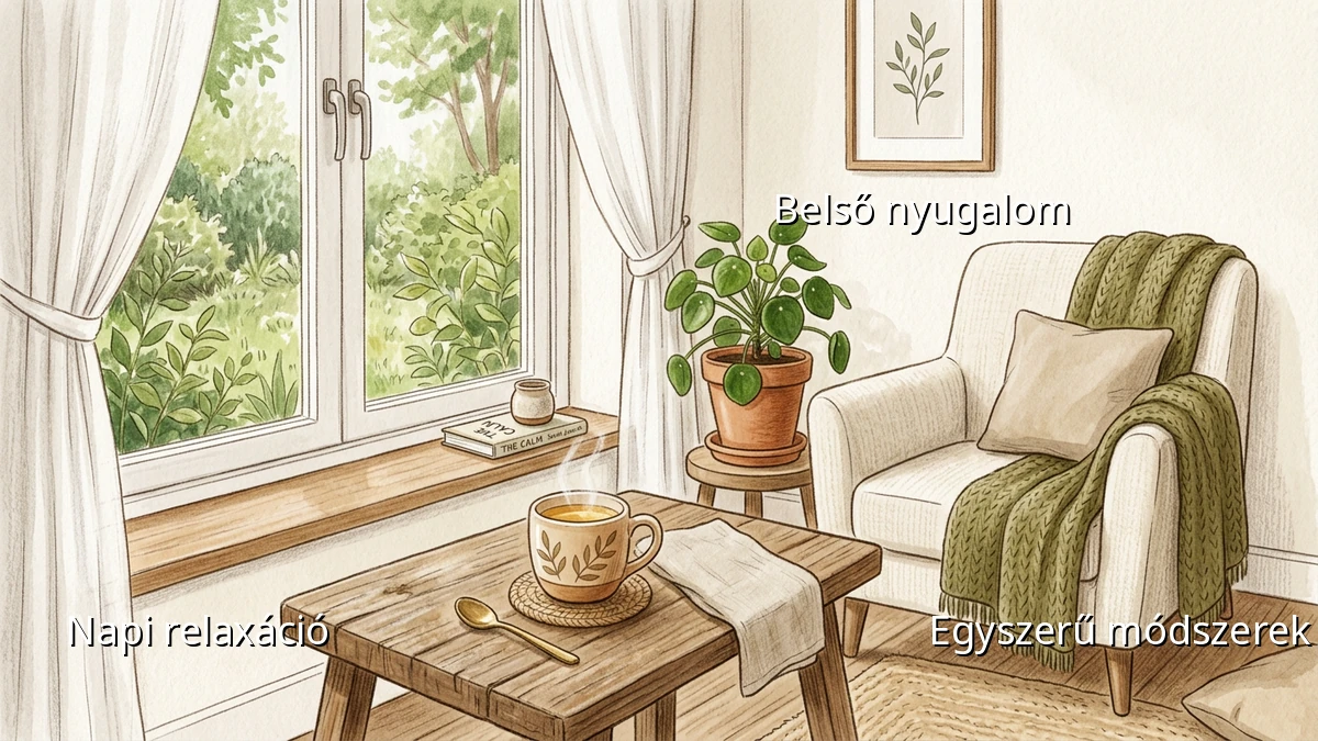Stressz és szorongás enyhítése egyszerűen